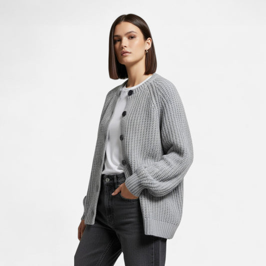 Classic Cozy Women's Knit Cardigan Sweater - Modish World