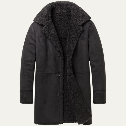 Warm Mens Luxury Sheepskin Coat - Modish World
