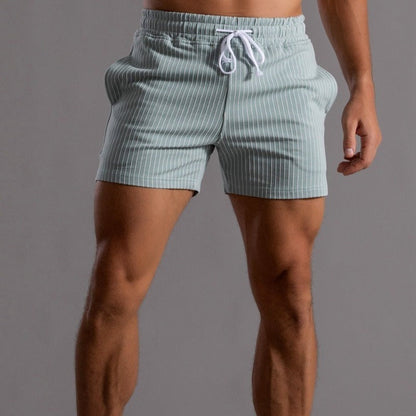 Casual Fit Mens Striped Summer Shorts