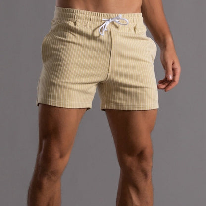 Casual Fit Mens Striped Summer Shorts