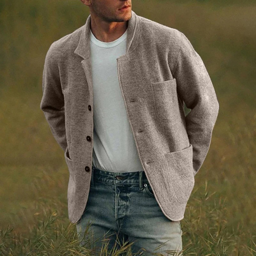 Warm Cozy Mens Cardigan Sweater - ModishWorld