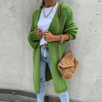 Cozy Women's Oversized Knit Cardigan Sweater