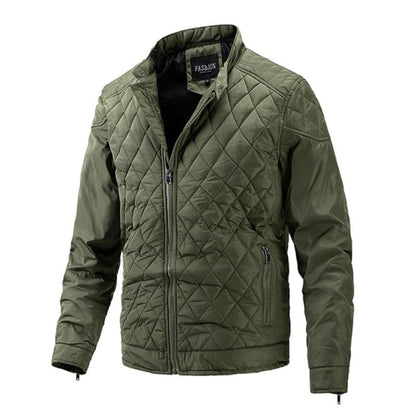 Waterproof Padded Mens Jacket - Zip Up Coat