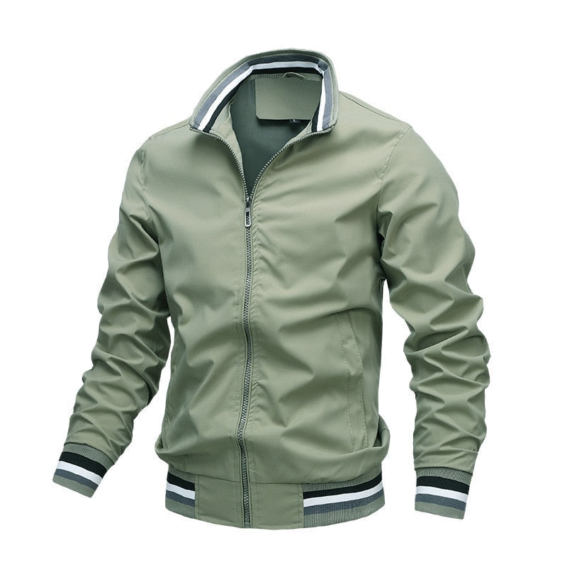 Classic Mens Striped Sports Jacket