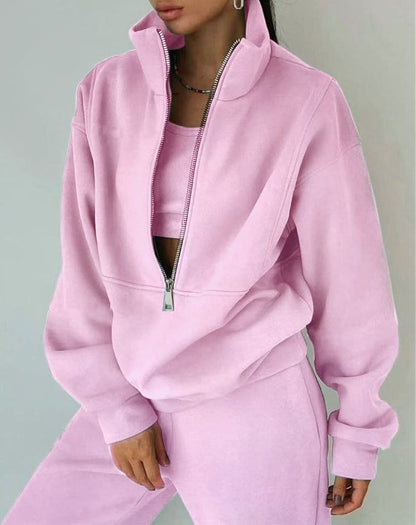 Comfy Women's Sleepwear Set - Soft Top & Leggings