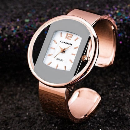 Luxury Leather Ladies Watch