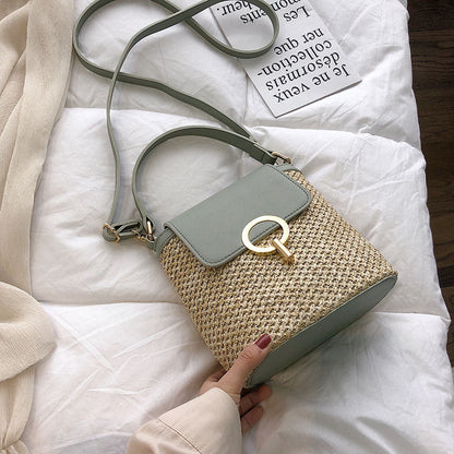 Natural Woven Tote Bag - Chic Summer Purse