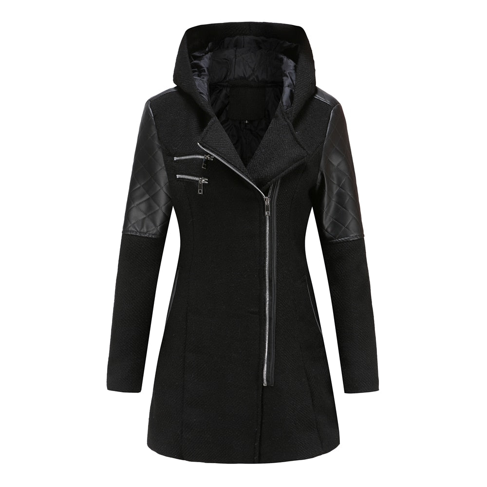 Ladies Waterproof Quilted Parka Coat