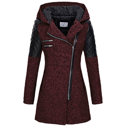 Ladies Waterproof Quilted Parka Coat