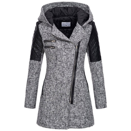 Ladies Waterproof Quilted Parka Coat