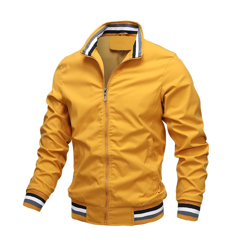 Classic Mens Striped Sports Jacket