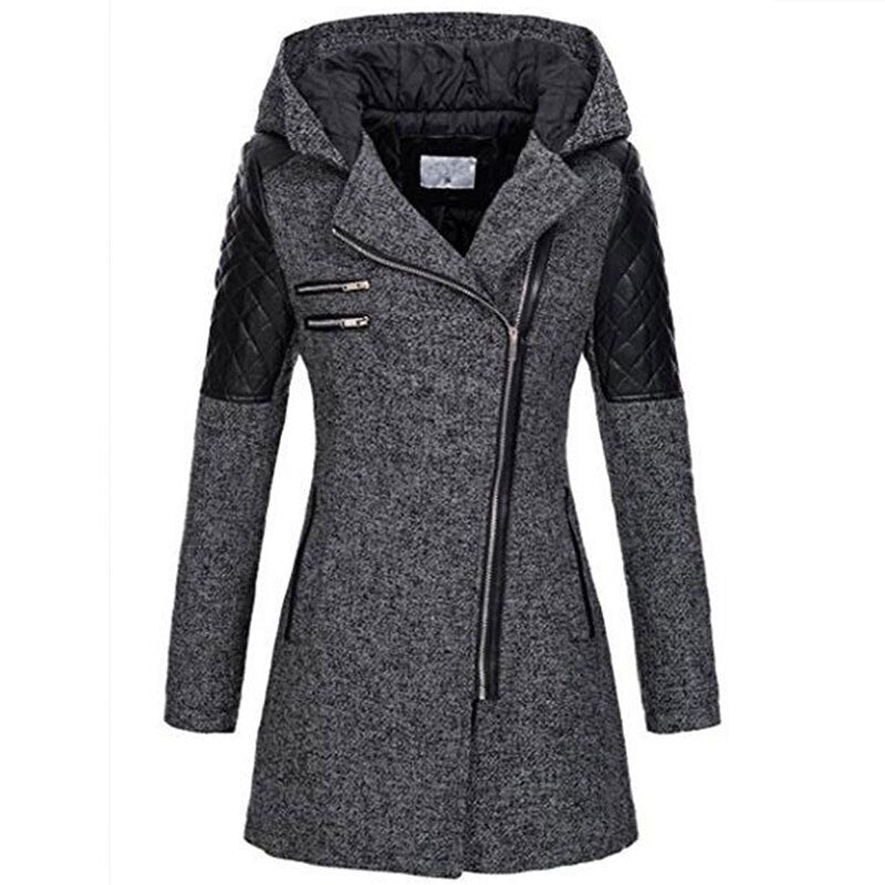 Ladies Waterproof Quilted Parka Coat - ModishWorld