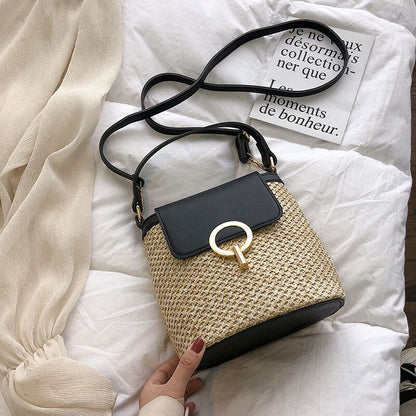Natural Woven Tote Bag - Chic Summer Purse - ModishWorld