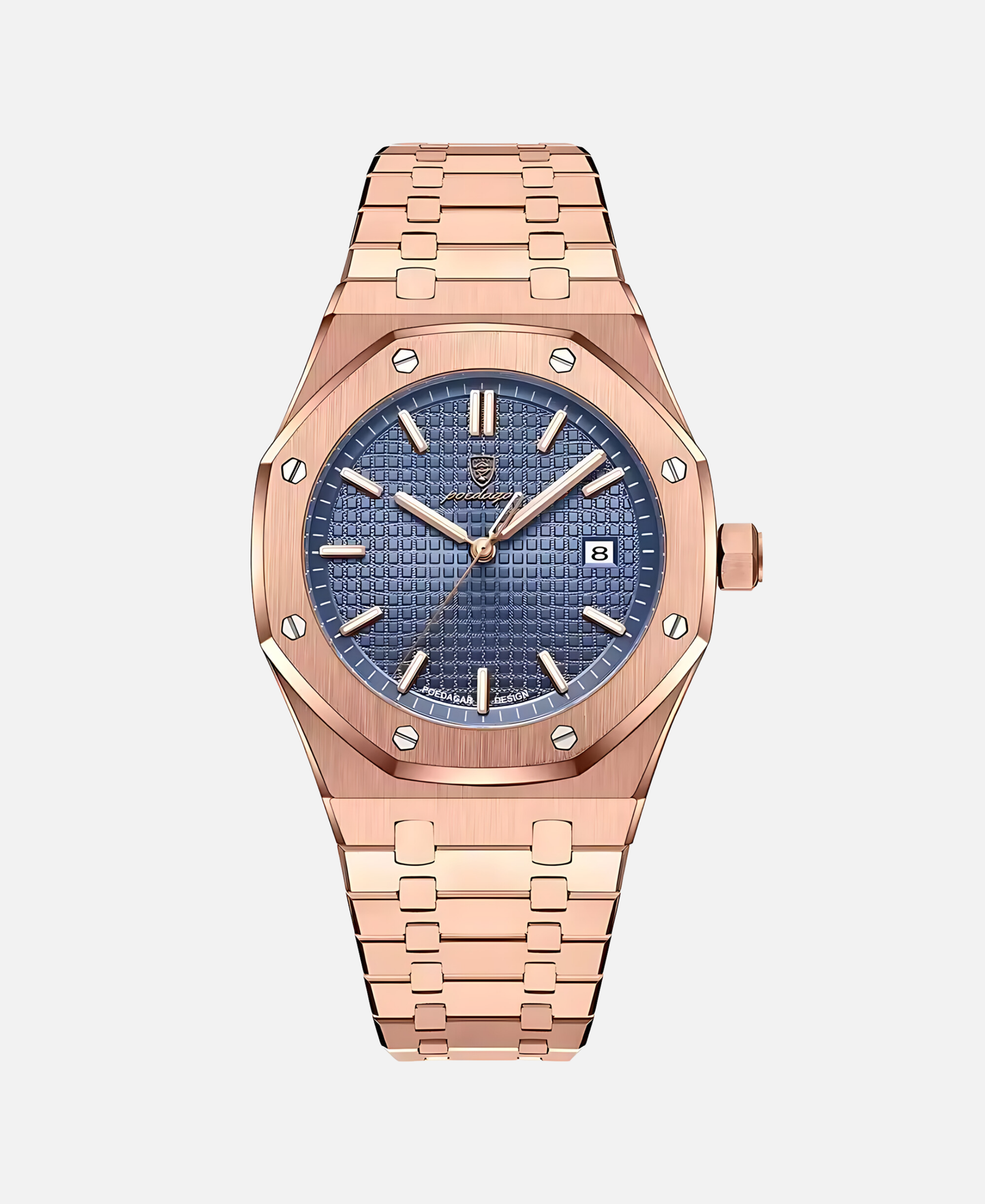 Rugged Metal Mens Wristwatch