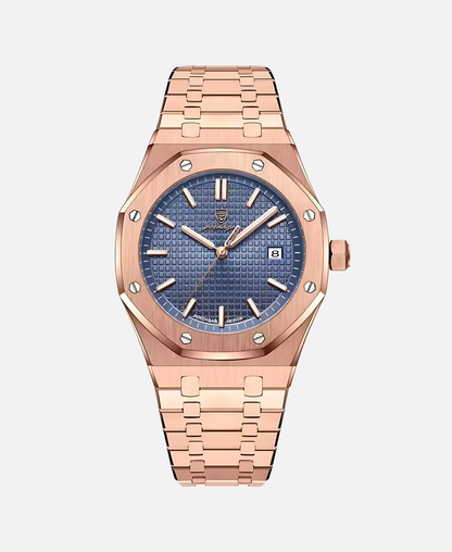 Rugged Metal Mens Wristwatch