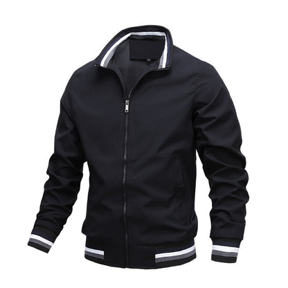 Classic Mens Striped Sports Jacket - ModishWorld