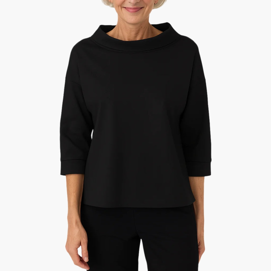 Relaxed Fit Womens Scoop Neck Tee