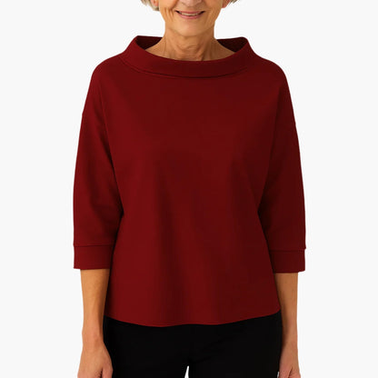 Relaxed Fit Womens Scoop Neck Tee