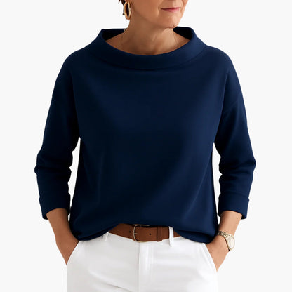 Relaxed Fit Womens Scoop Neck Tee