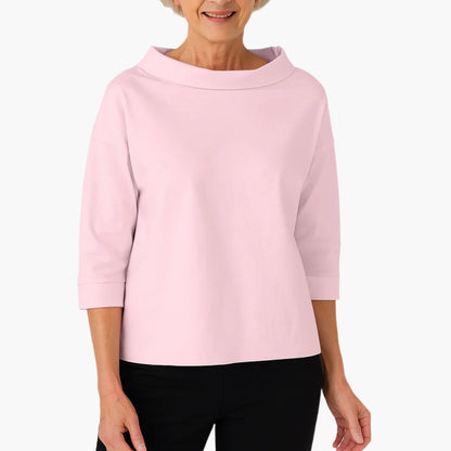 Relaxed Fit Womens Scoop Neck Tee