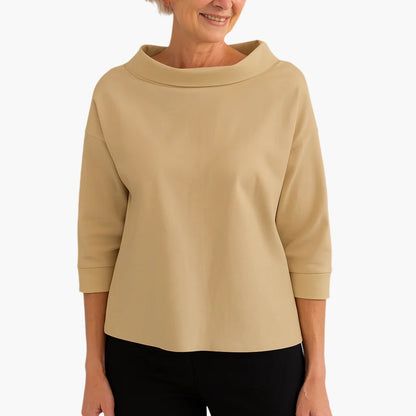 Relaxed Fit Womens Scoop Neck Tee