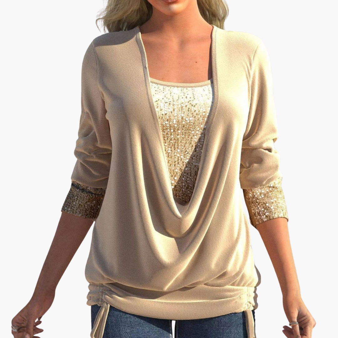 Feminine Full Sleeve Ladies Top
