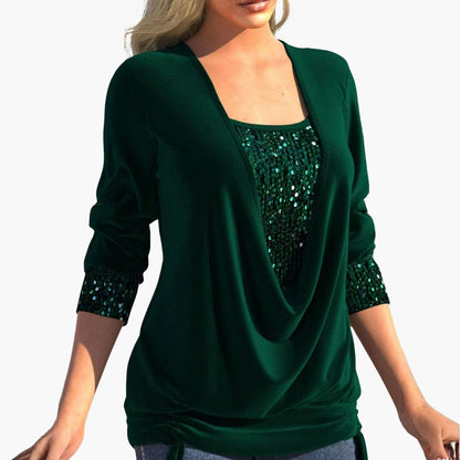 Feminine Full Sleeve Ladies Top