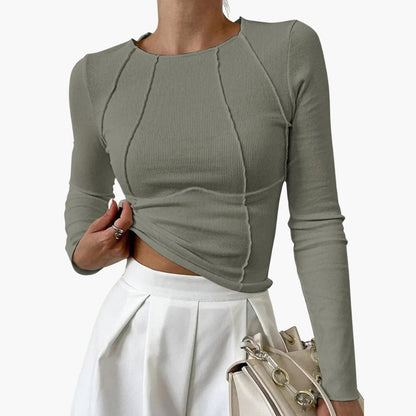 Slim Fit Women's Long Sleeve Shirt