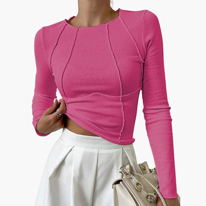 Slim Fit Women's Long Sleeve Shirt