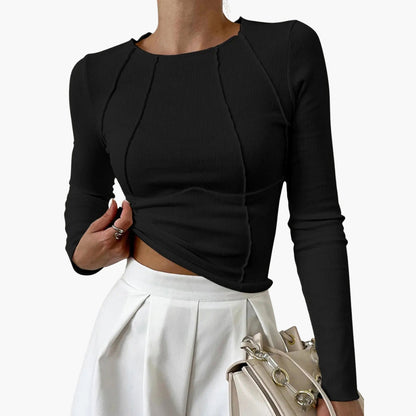 Slim Fit Women's Long Sleeve Shirt
