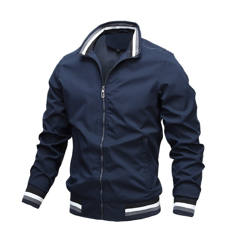 Classic Mens Striped Sports Jacket