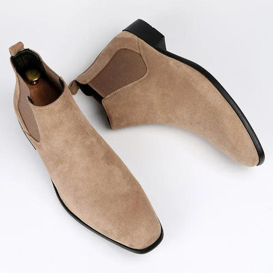 Classic Faux Suede Men's Boots - ModishWorld