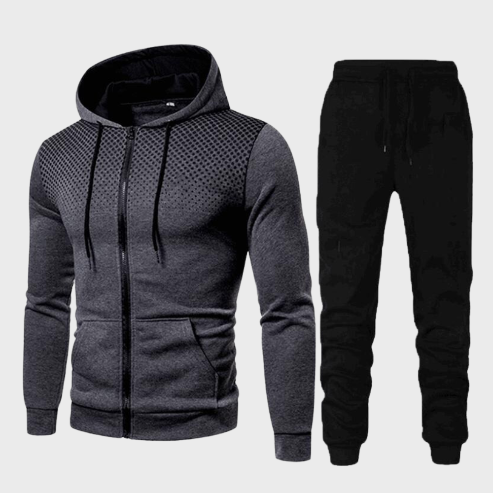 Athletic Hooded Sport Tracksuit
