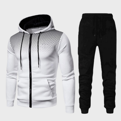 Athletic Hooded Sport Tracksuit