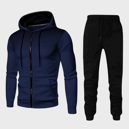 Athletic Hooded Sport Tracksuit