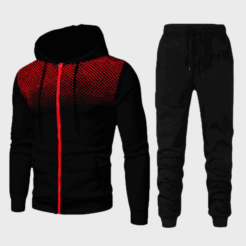 Athletic Hooded Sport Tracksuit