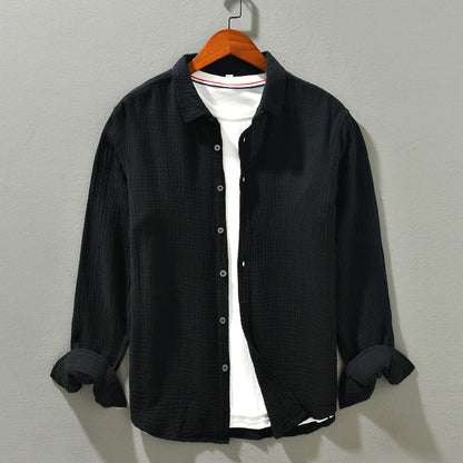 Relaxed Fit Casual Mens Long Sleeve Shirt