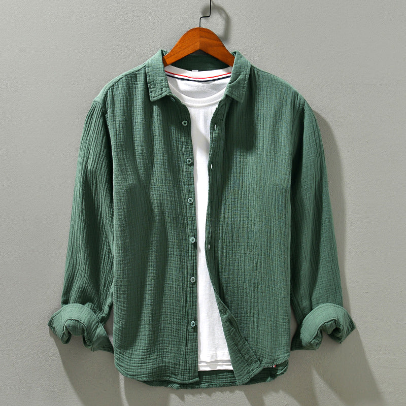 Relaxed Fit Casual Mens Long Sleeve Shirt