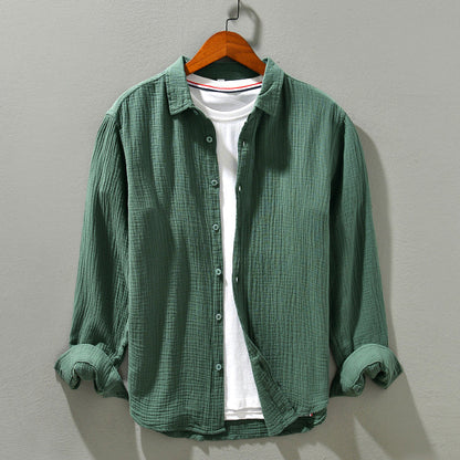 Relaxed Fit Casual Mens Long Sleeve Shirt