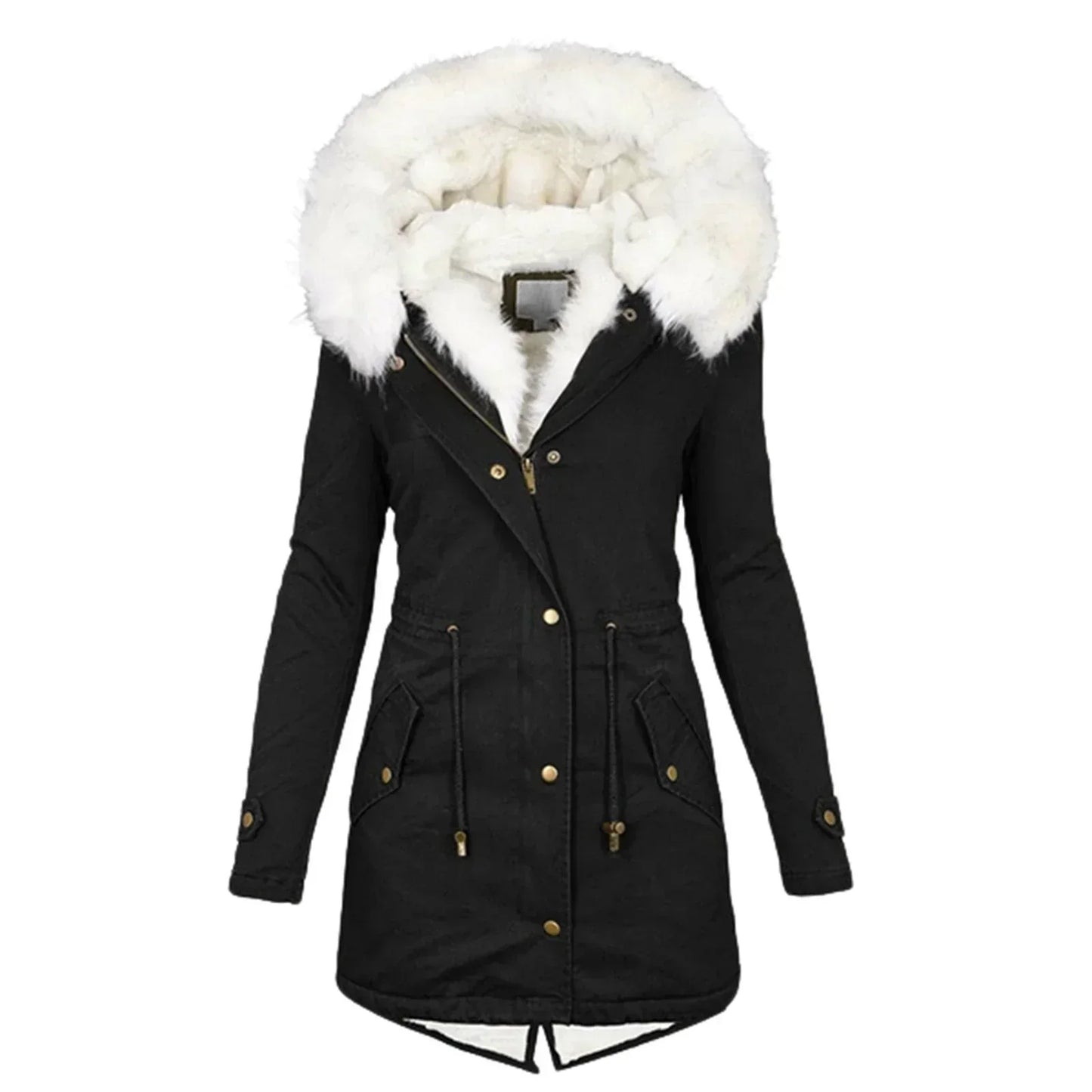 Warm Women's Hooded Winter Parka Coat