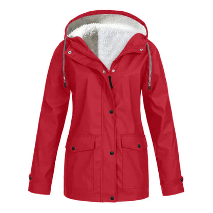 Waterproof Hooded Coat - Insulated Ladies Jacket