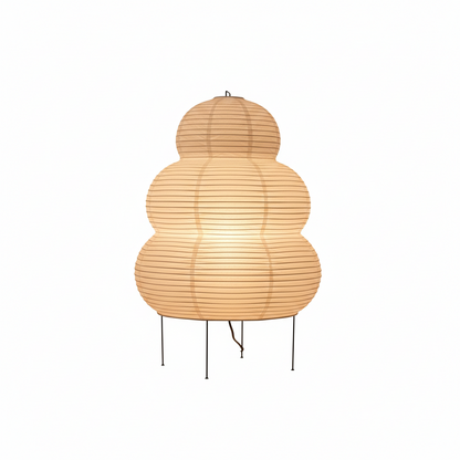 Rustic Paper Shade Table Lamp - ModishWorld