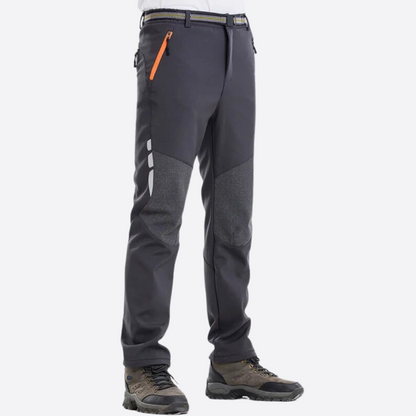 Waterproof Hiking Pants with Insulated Lining and Zip Pockets - ModishWorld