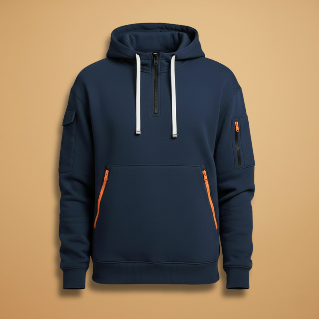 Men's Zip Up Hoodie with Pockets - Modish World