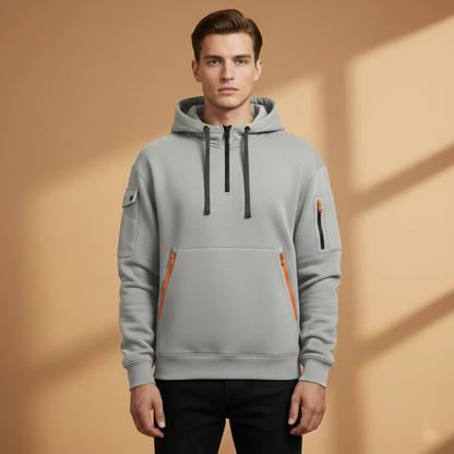 Men's Zip Up Hoodie with Pockets