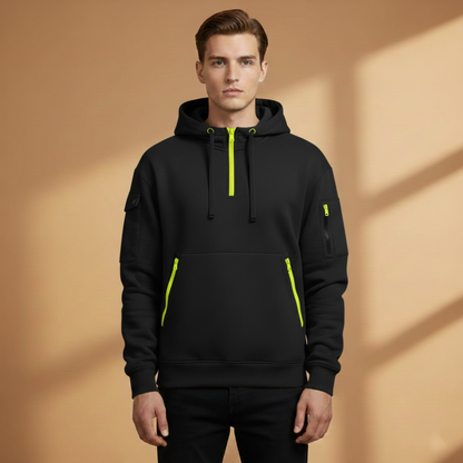 Men's Zip Up Hoodie with Pockets