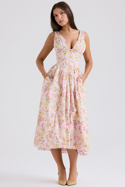 Beautiful Floral Summer Dress for Women