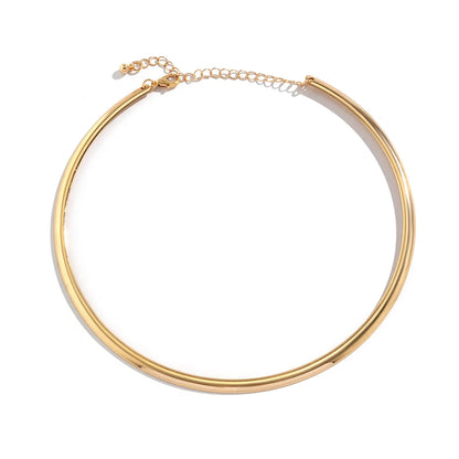 Minimalist Gold Choker Necklace: Luxurious and Elegant
 - ModishWorld