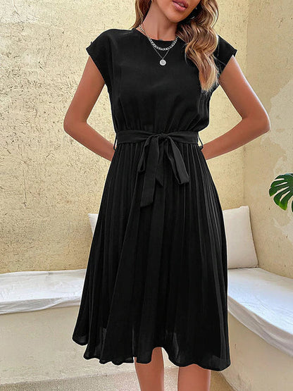 Cora | Casual Cap Sleeve Midi Summer Dress for Women