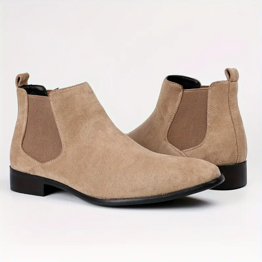 Classic Men's Slip On Ankle Boots for Work - Modish World